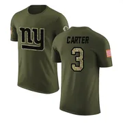 Men's Abdul Carter New York Giants Legend Olive Salute to Service T-Shirt