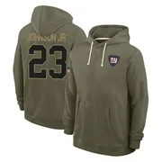 Men's Anthony Johnson Jr. New York Giants Olive 2025 Salute to Service Hoodie
