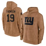 Men's Bobby Thomson New York Giants Brown 2023 Salute To Service Club Pullover Hoodie