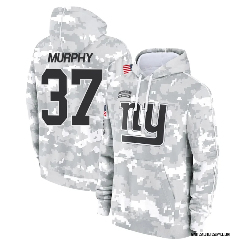 Men's Caleb Murphy New York Giants Camo Arctic 2024 Salute to Service Club Fleece Pullover Hoodie