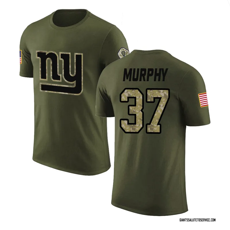 Men's Caleb Murphy New York Giants Legend Olive Salute to Service T-Shirt