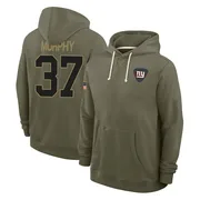 Men's Caleb Murphy New York Giants Olive 2025 Salute to Service Hoodie