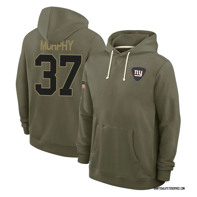 Men's Caleb Murphy New York Giants Olive 2025 Salute to Service Hoodie