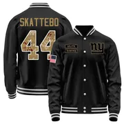 Men's Cam Skattebo New York Giants Black Salute to Service Sideline Performance Jacket