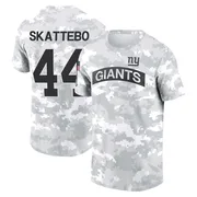 Men's Cam Skattebo New York Giants Camo Arctic 2024 Salute to Service Performance T-Shirt