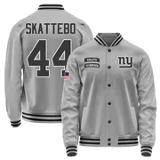 Men's Cam Skattebo New York Giants Gray Salute to Service Performance Jacket
