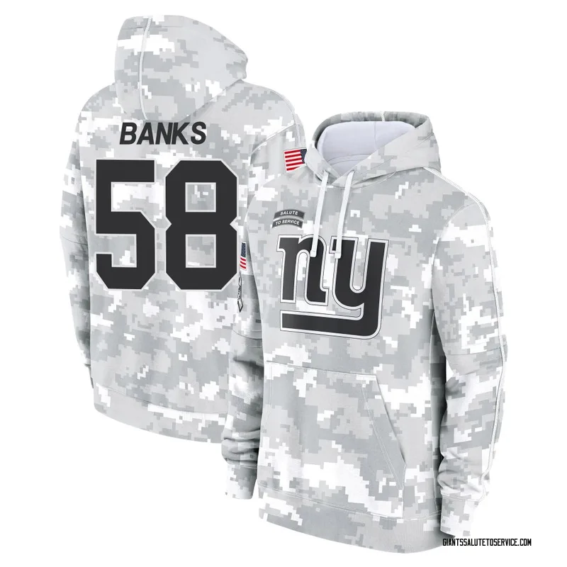Men's Carl Banks New York Giants Camo Arctic 2024 Salute to Service Club Fleece Pullover Hoodie
