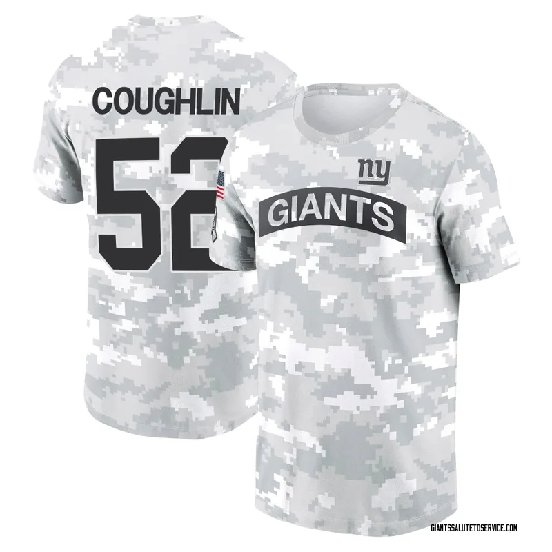 Men's Carter Coughlin New York Giants Camo Arctic 2024 Salute to Service Performance T-Shirt