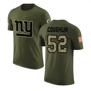 Men's Carter Coughlin New York Giants Legend Olive Salute to Service T-Shirt