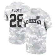 Men's Cor'Dale Flott New York Giants Camo Arctic 2024 Salute to Service Performance T-Shirt