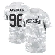 Men's D.J. Davidson New York Giants Camo Arctic 2024 Salute to Service Performance T-Shirt