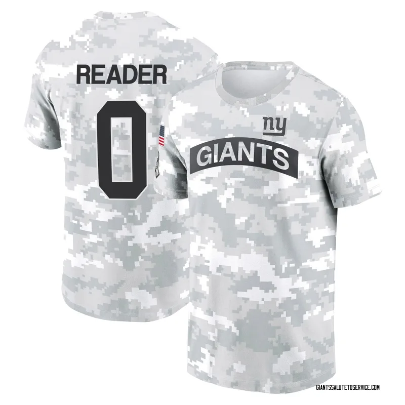 Men's DJ Reader New York Giants Camo Arctic 2024 Salute to Service Performance T-Shirt