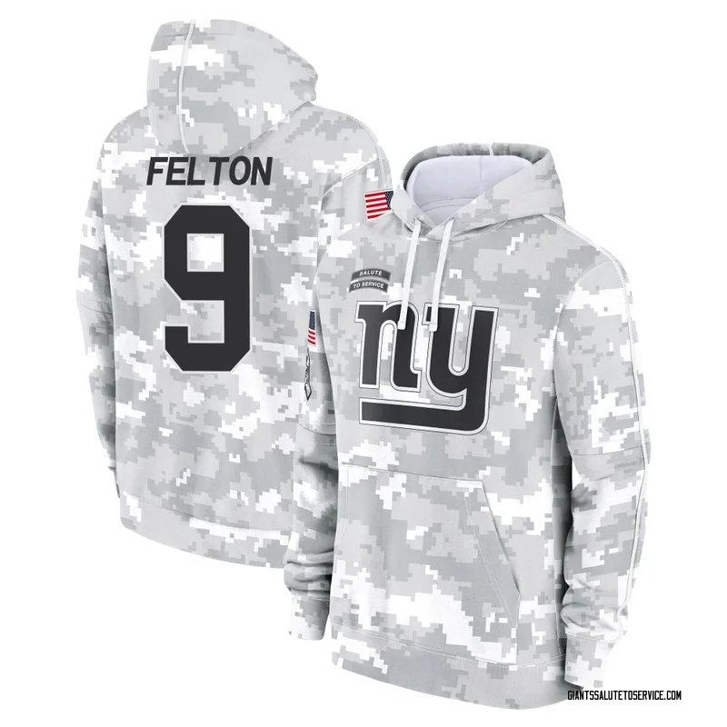 Men's Da'Quan Felton New York Giants Camo Arctic 2024 Salute to Service Club Fleece Pullover Hoodie
