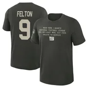 Men's Da'Quan Felton New York Giants Green Dark/ 2025 Salute to Service Sideline Slub T-Shirt