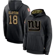 Men's Darius Slayton New York Giants Black 2020 Salute to Service Sideline Performance Pullover Hoodie