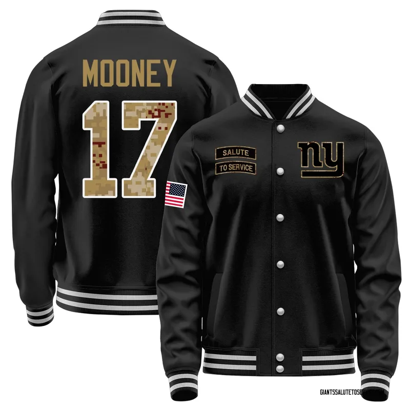 Men's Darnell Mooney New York Giants Black Salute to Service Sideline Performance Jacket
