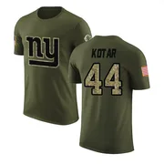 Men's Doug Kotar New York Giants Legend Olive Salute to Service T-Shirt