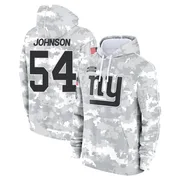 Men's Dyontae Johnson New York Giants Camo Arctic 2024 Salute to Service Club Fleece Pullover Hoodie