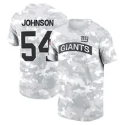 Men's Dyontae Johnson New York Giants Camo Arctic 2024 Salute to Service Performance T-Shirt
