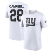 Men's Elijah Campbell New York Giants Legend White 2024 Salute to Service Performance T-Shirt