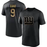 Men's Graham Gano New York Giants Black 2020 Salute To Service Performance T-Shirt