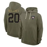 Men's Greg Newsome II New York Giants Olive 2025 Salute to Service Hoodie