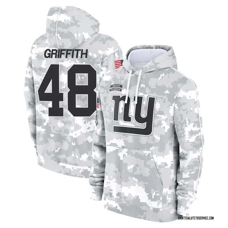Men's Jonas Griffith New York Giants Camo Arctic 2024 Salute to Service Club Fleece Pullover Hoodie