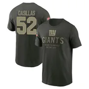 Men's Jonathan Casillas New York Giants Green Forest/ 2025 Salute to Service Sideline Primary Edge T-Shirt