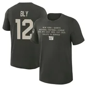 Men's Jordan Bly New York Giants Green Dark/ 2025 Salute to Service Sideline Slub T-Shirt