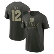 Men's Jordan Bly New York Giants Green Forest/ 2025 Salute to Service Sideline Primary Edge T-Shirt