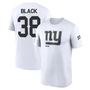 Men's Korie Black New York Giants Legend White 2024 Salute to Service Performance T-Shirt