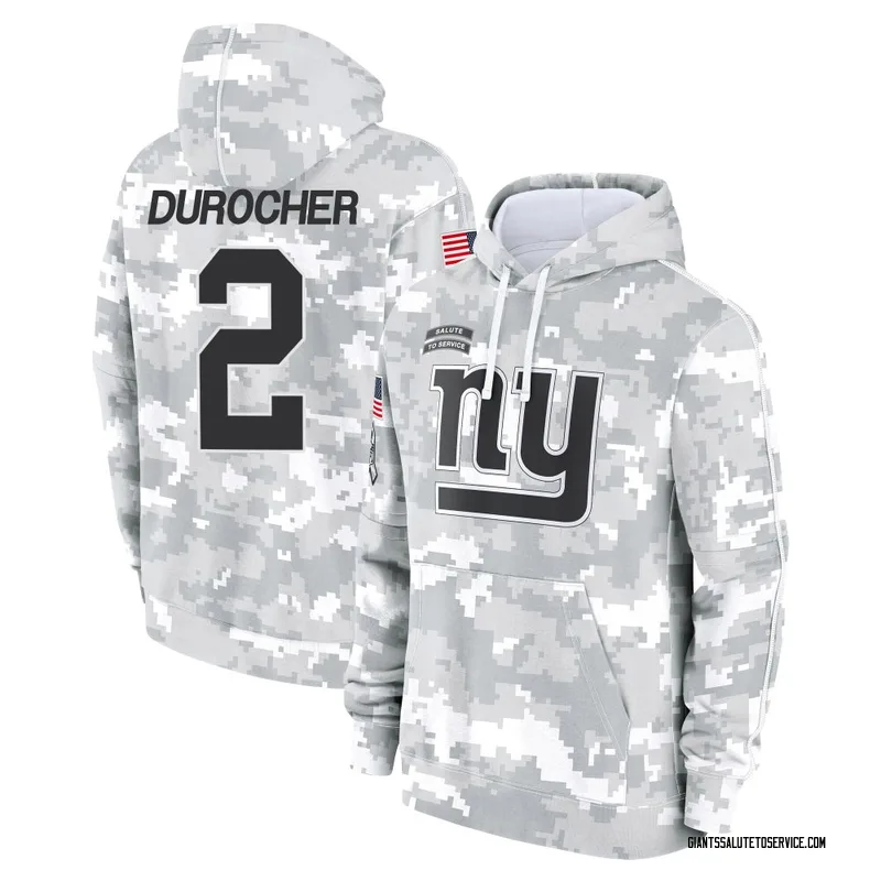 Men's Leo Durocher New York Giants Camo Arctic 2024 Salute to Service Club Fleece Pullover Hoodie