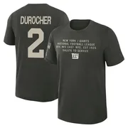 Men's Leo Durocher New York Giants Green Dark/ 2025 Salute to Service Sideline Slub T-Shirt
