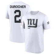 Men's Leo Durocher New York Giants Legend White 2024 Salute to Service Performance T-Shirt