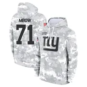 Men's Marcus Mbow New York Giants Camo Arctic 2024 Salute to Service Club Fleece Pullover Hoodie