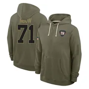 Men's Marcus Mbow New York Giants Olive 2025 Salute to Service Hoodie