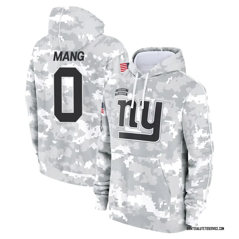 Men's Maximilian Mang New York Giants Camo Arctic 2024 Salute to Service Club Fleece Pullover Hoodie