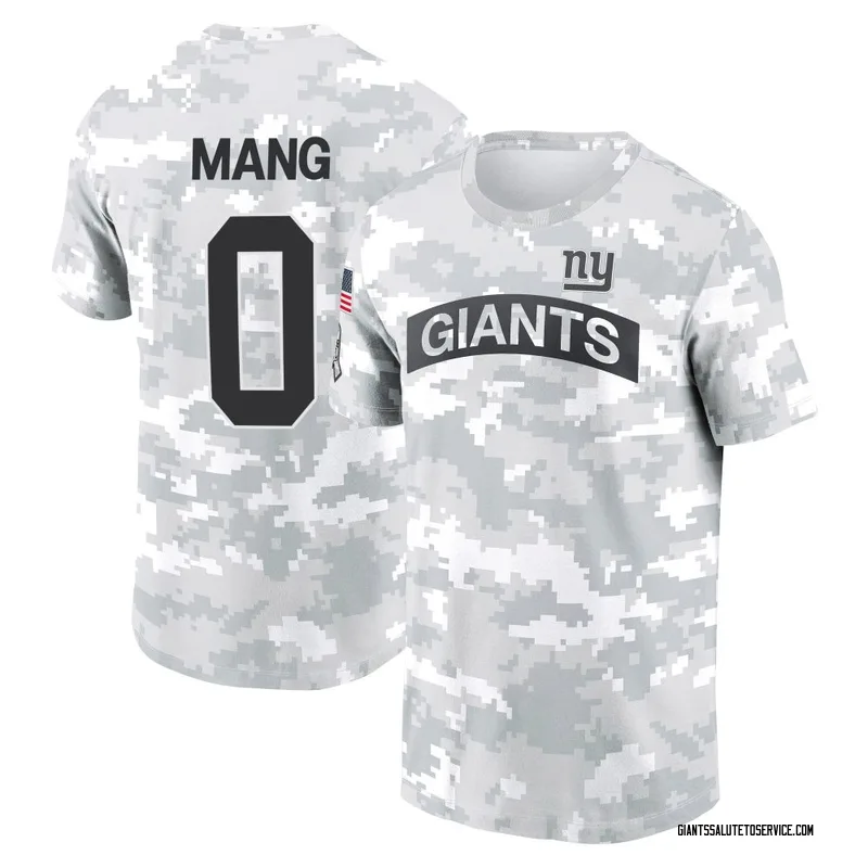 Men's Maximilian Mang New York Giants Camo Arctic 2024 Salute to Service Performance T-Shirt