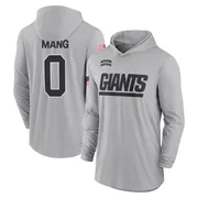 Men's Maximilian Mang New York Giants Gray 2024 Salute to Service Lightweight Performance Long Sleeve Hooded T-Shirt
