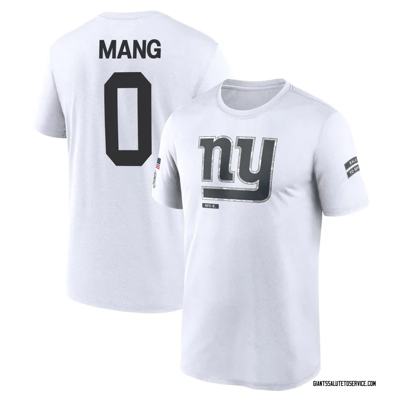 Men's Maximilian Mang New York Giants Legend White 2024 Salute to Service Performance T-Shirt