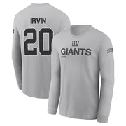 Men's Monte Irvin New York Giants Gray 2024 Salute to Service Long Sleeve T-Shirt