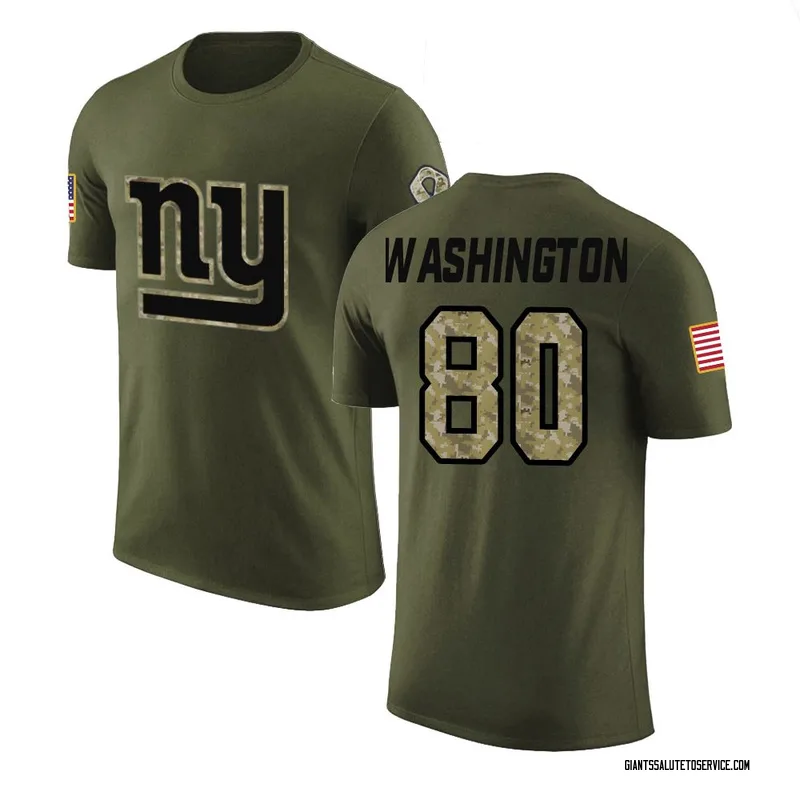 Men's Montrell Washington New York Giants Legend Olive Salute to Service T-Shirt