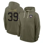 Men's O'Donnell Fortune New York Giants Olive 2025 Salute to Service Hoodie