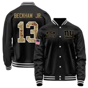 Men's Odell Beckham Jr. New York Giants Black Salute to Service Sideline Performance Jacket