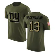 Men's Odell Beckham Jr. New York Giants Legend Olive Salute to Service T-Shirt