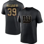 Men's Ray-Ray McCloud III New York Giants Black 2020 Salute To Service Performance T-Shirt