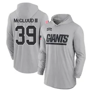 Men's Ray-Ray McCloud III New York Giants Gray 2024 Salute to Service Lightweight Performance Long Sleeve Hooded T-Shirt