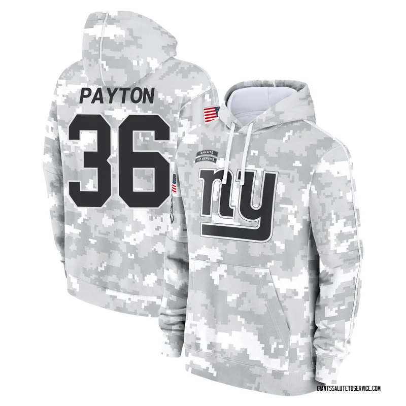 Men's Rico Payton New York Giants Camo Arctic 2024 Salute to Service Club Fleece Pullover Hoodie