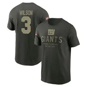 Men's Russell Wilson New York Giants Green Forest/ 2025 Salute to Service Sideline Primary Edge T-Shirt