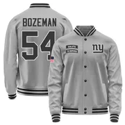 Men's Swayze Bozeman New York Giants Gray Salute to Service Performance Jacket